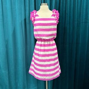 Lilly Pulitzer Danna Purple Stripe Dress Size Small